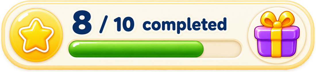 8 of 10 completed